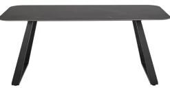 Eettafel Delilah Keramiek Zwart 180cm - Giga Living