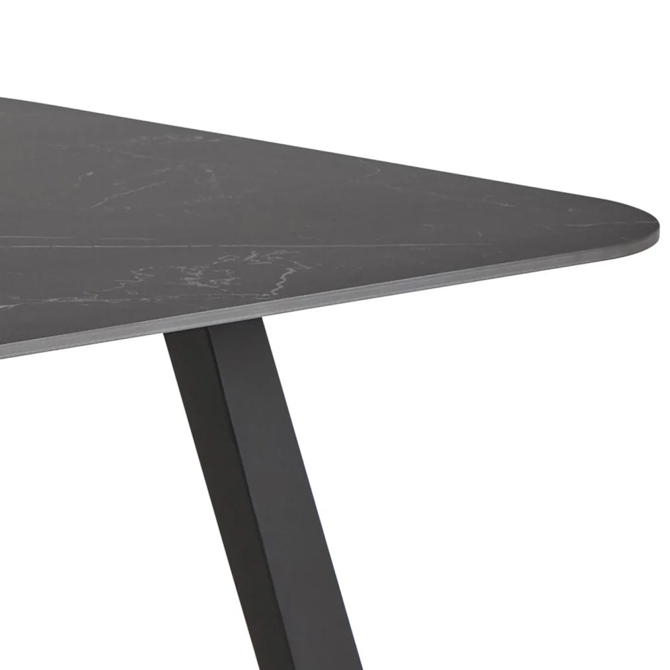 Eettafel Delilah Keramiek Zwart 180cm - Giga Living