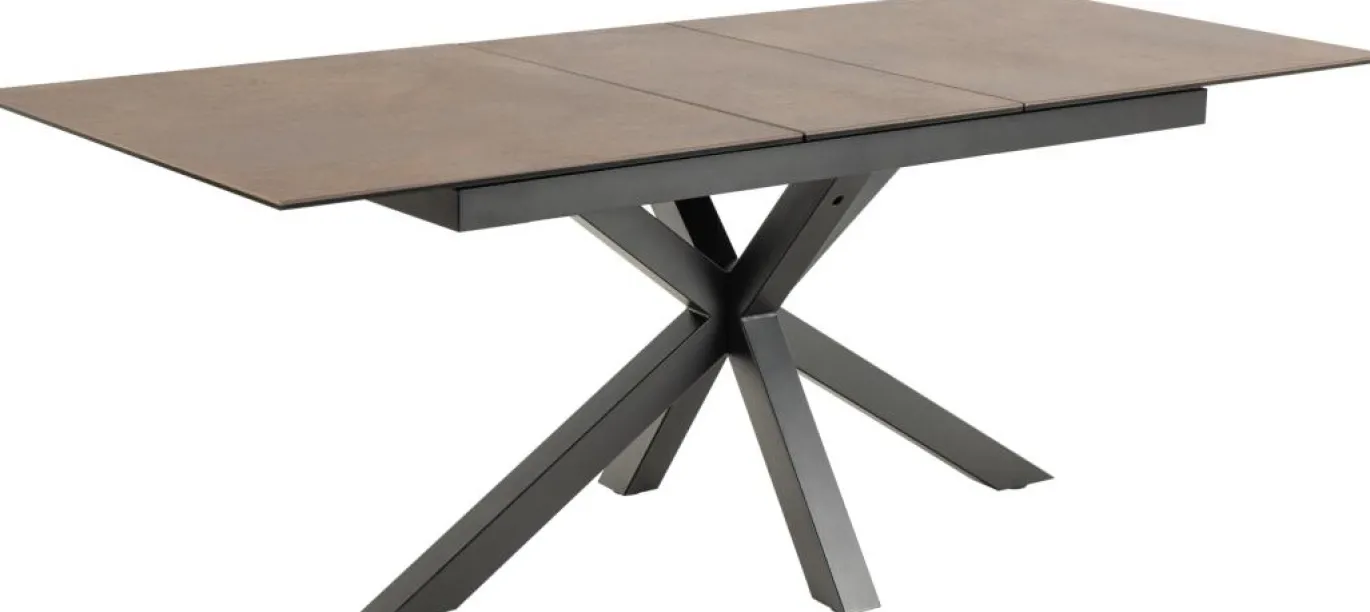Eettafel Durgan Bruin Uitschuifbaar 168/210x90cm - Giga Living