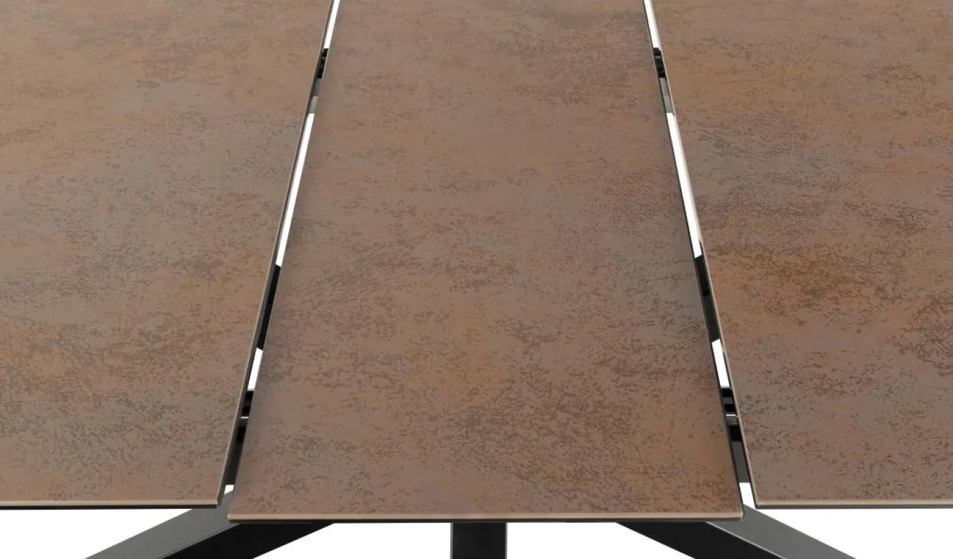 Eettafel Durgan Bruin Uitschuifbaar 168/210x90cm - Giga Living