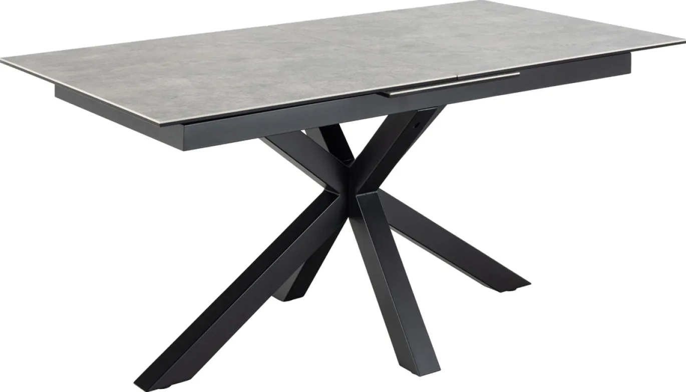 Eettafel Durgan Keramiek Grijs Uitschuifbaar 170/210cm - Giga Living