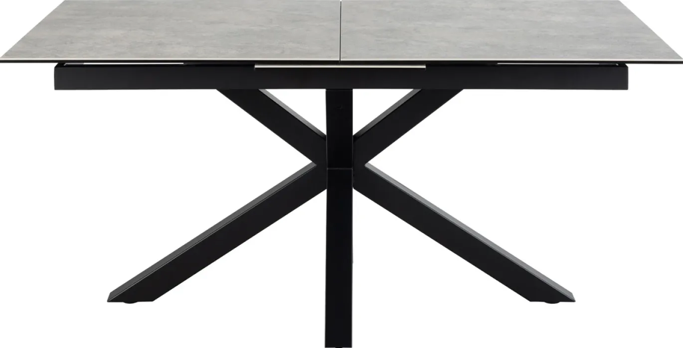 Eettafel Durgan Keramiek Grijs Uitschuifbaar 170/210cm - Giga Living