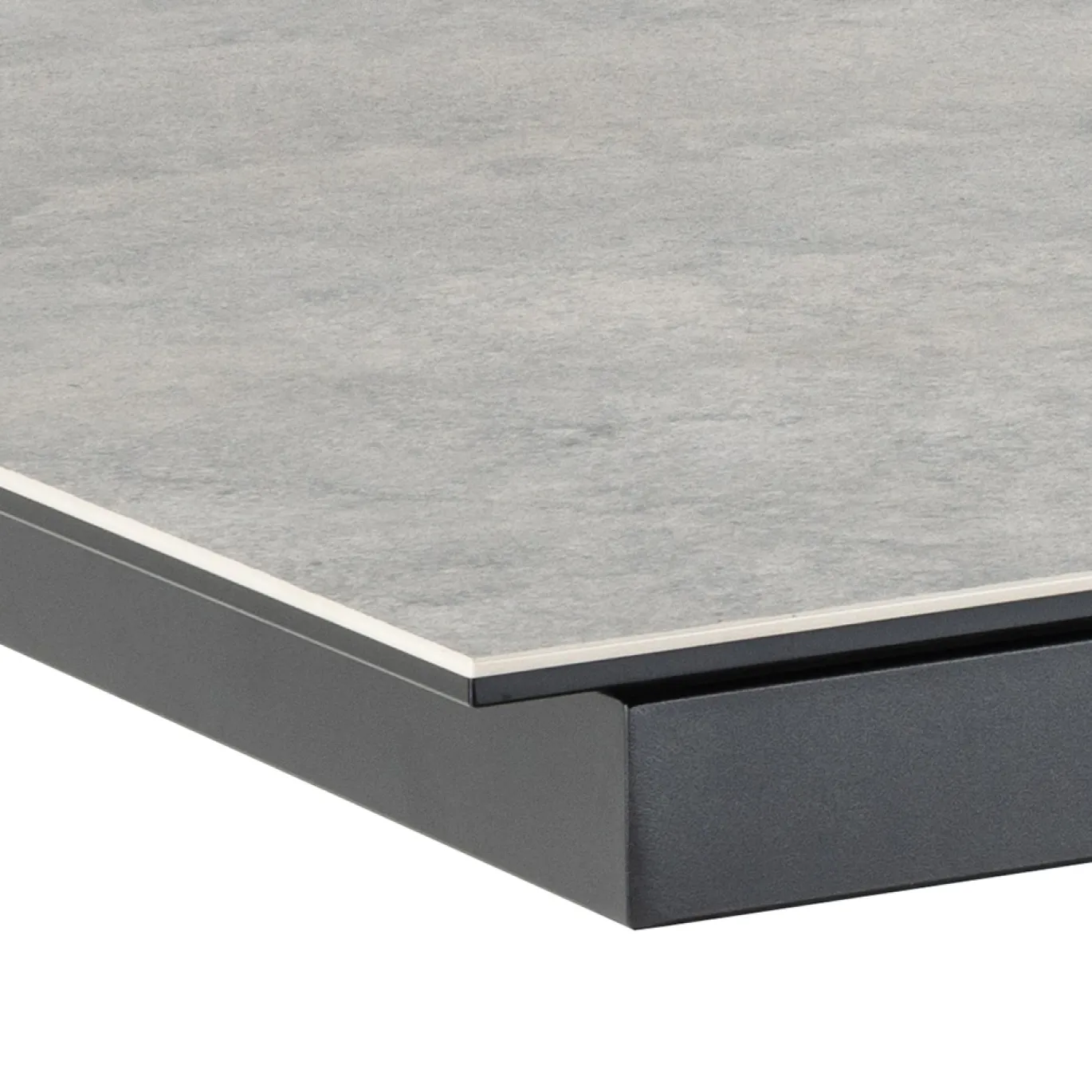 Eettafel Durgan Keramiek Grijs Uitschuifbaar 170/210cm - Giga Living