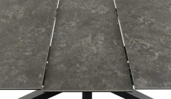 Eettafel Durgan Zwart Uitschuifbaar 168/210x90cm - Giga Living