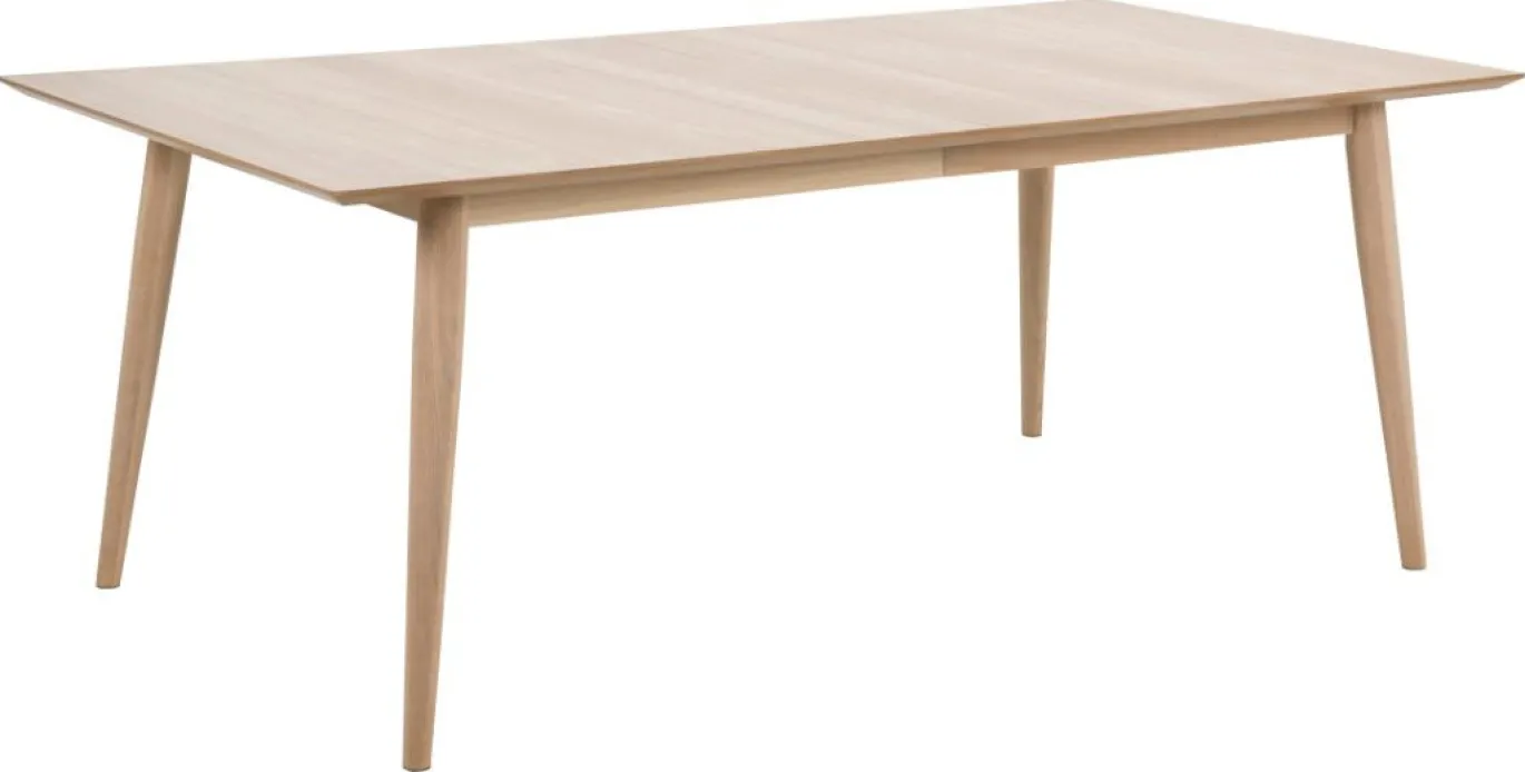 Eettafel Dysta Eikenfineer Wit 200cm - Giga Living
