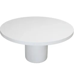 Eettafel Eden Rond Wit 120cm - Giga Meubel