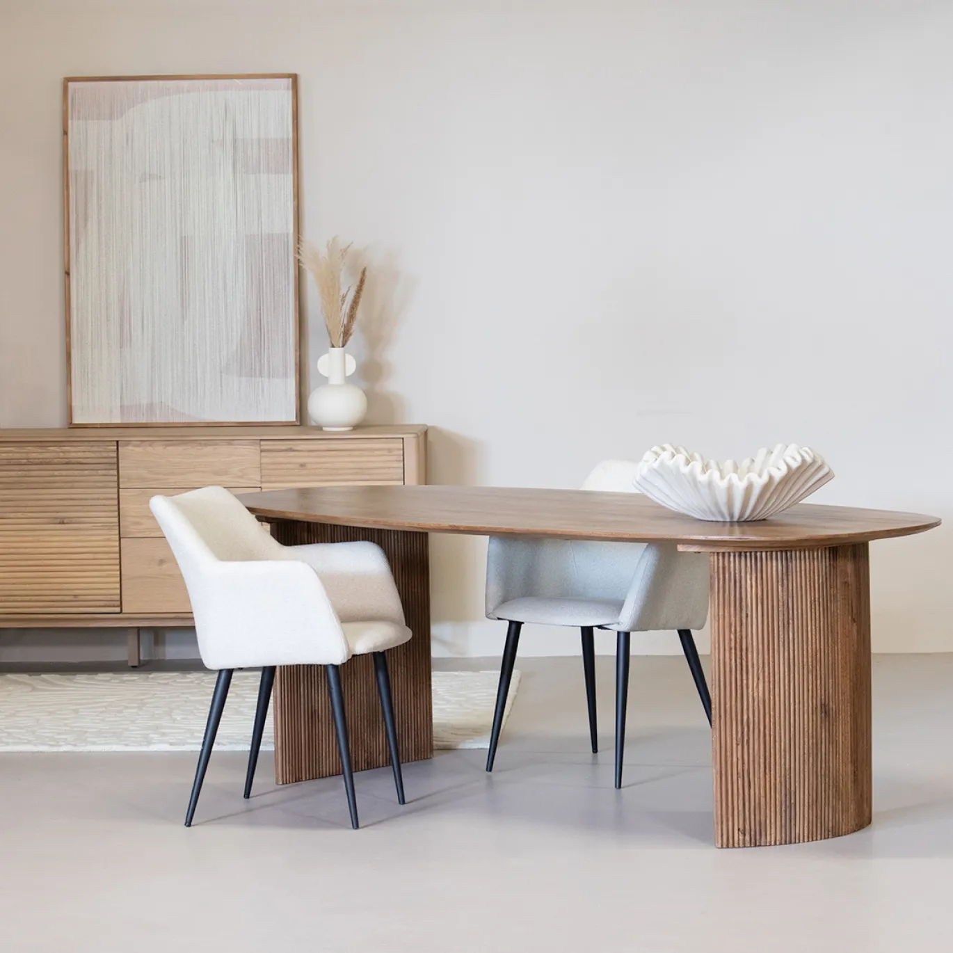 Eettafel Feline Bruin 200cm - Giga Meubel
