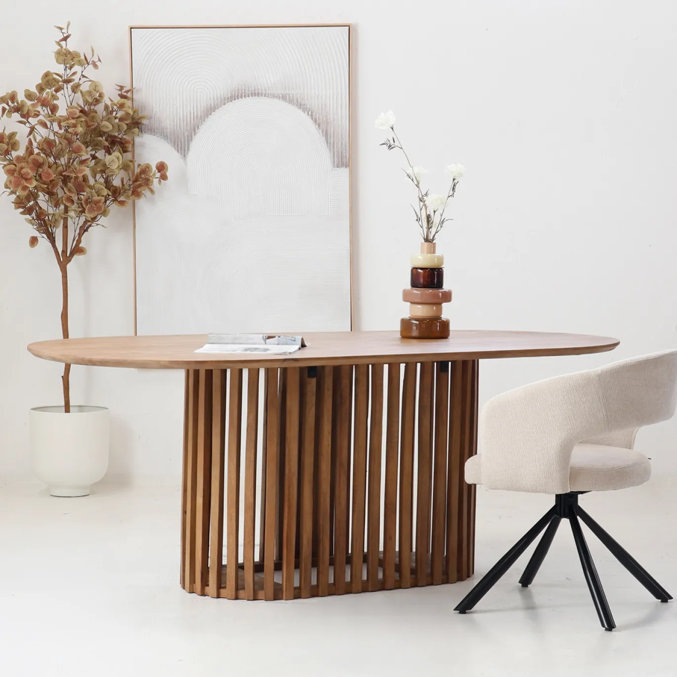 Eettafel Ferran Naturel 200cm - Giga Meubel