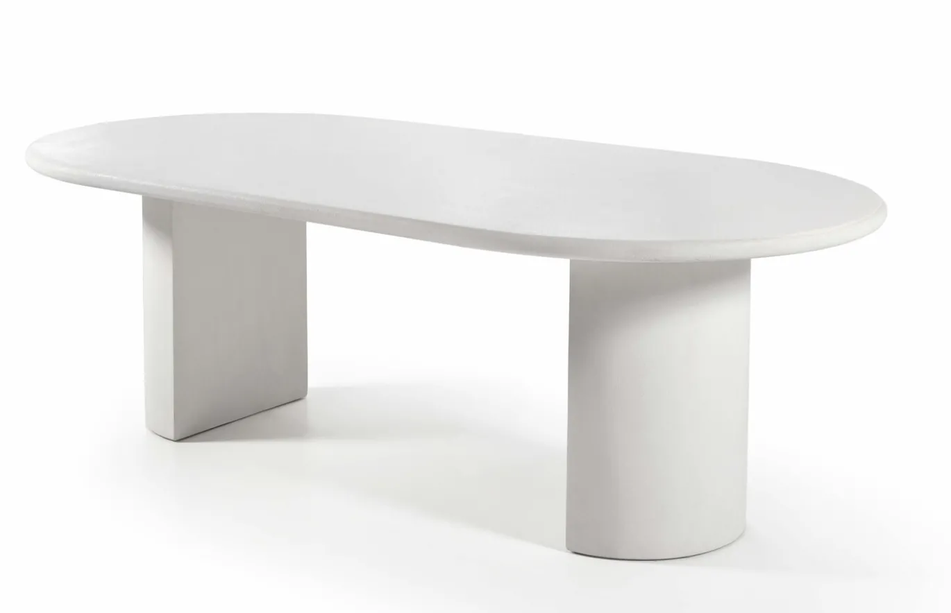 Eettafel Flow Off White 230cm - Giga Living