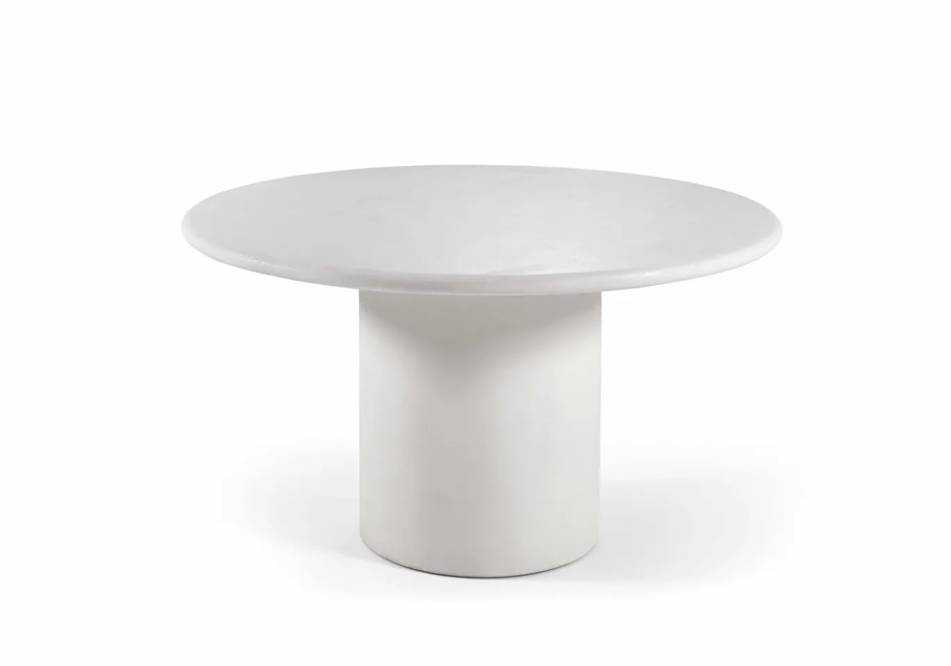 Eettafel Flow Rond Off White 135cm - Giga Living