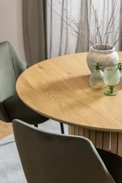 Eettafel Gillan Ø120cm Naturel - Giga Living