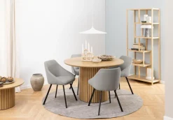 Eettafel Gillan Ø120cm Naturel - Giga Living