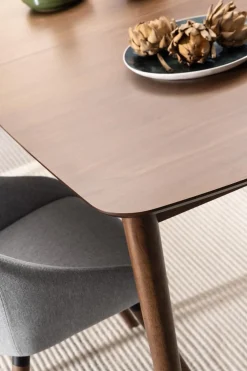 Eettafel Gradje Bruin 180/219x90x75cm MDF - Giga Living