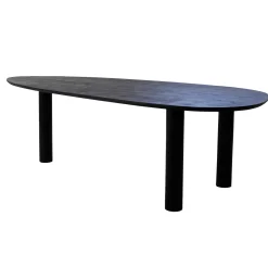 Eettafel Hana Organisch Zwart 260cm - Giga Meubel