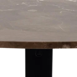 Eettafel Harrie Marmer Bruinemperador Ø120x75,5cm - Giga Living