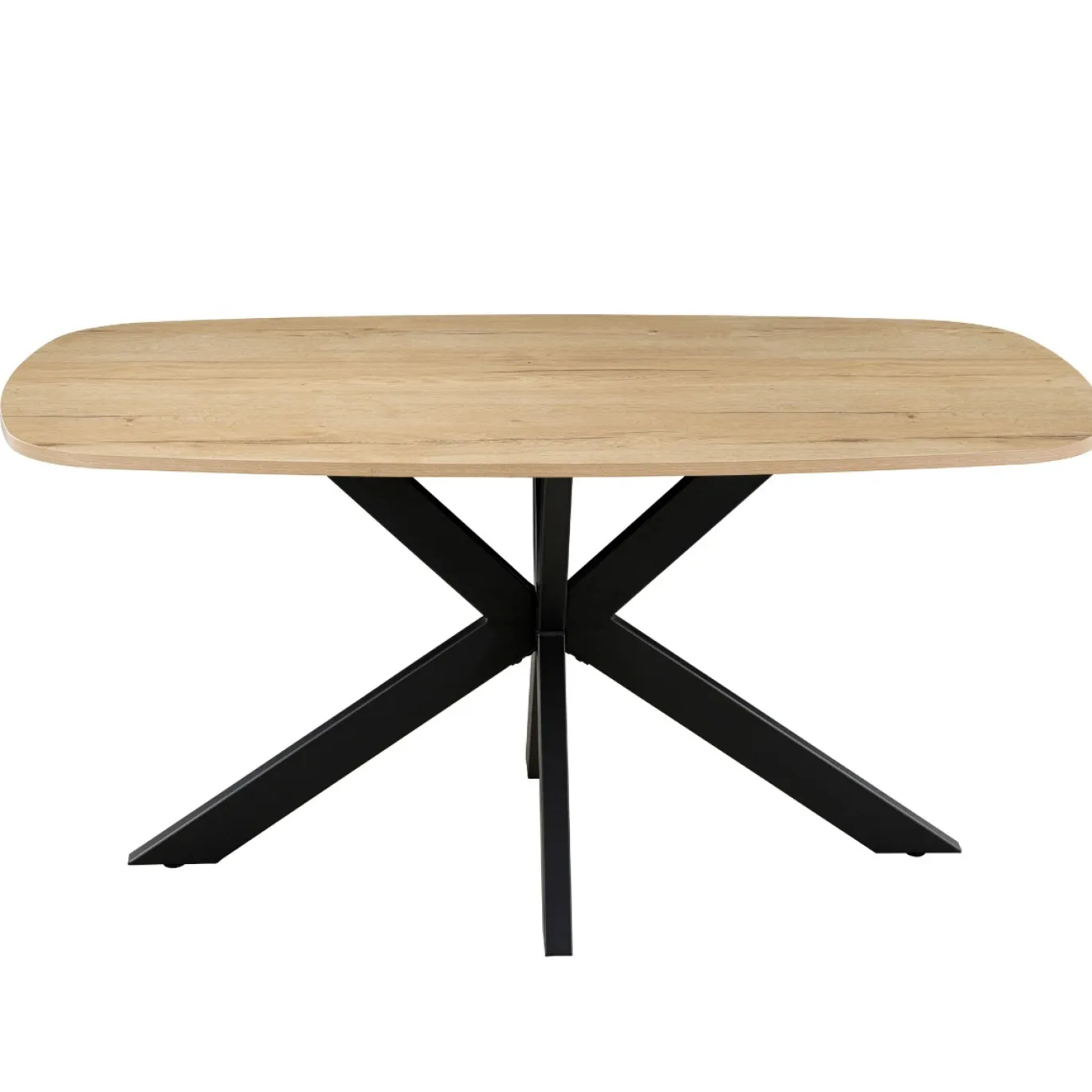 Eettafel Jaimy Naturel Deens Ovaal 160cm - Giga Meubel