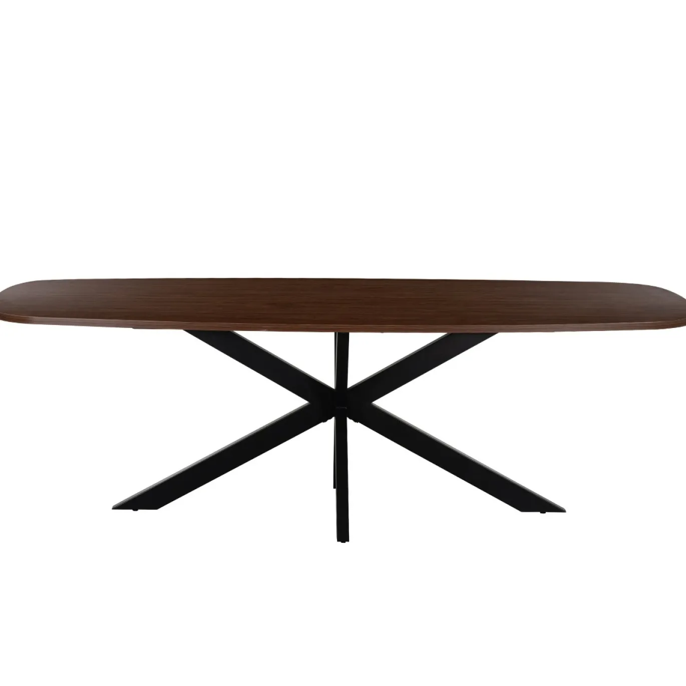 Eettafel Jaimy Walnoot Deens Ovaal 200cm - Giga Meubel