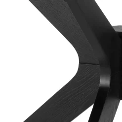 Eettafel Janine Rond MDF Zwart Ø105cm - Giga Living
