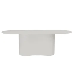 Eettafel Jessie Organisch Off-White 220cm - Giga Meubel