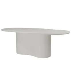 Eettafel Jessie Organisch Off-White 220cm - Giga Meubel