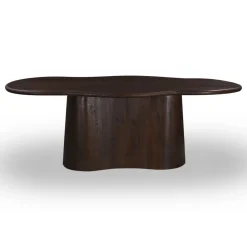Eettafel Jessie Organisch Walnoot 220cm - Giga Meubel