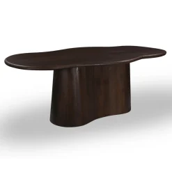 Eettafel Jessie Organisch Walnoot 220cm - Giga Meubel