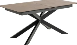Eettafel Jorvik Keramiek Bruin Lemco 168/210cm - Giga Living