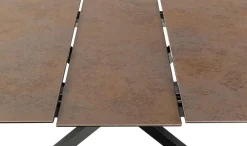 Eettafel Jorvik Keramiek Bruin Lemco 168/210cm - Giga Living