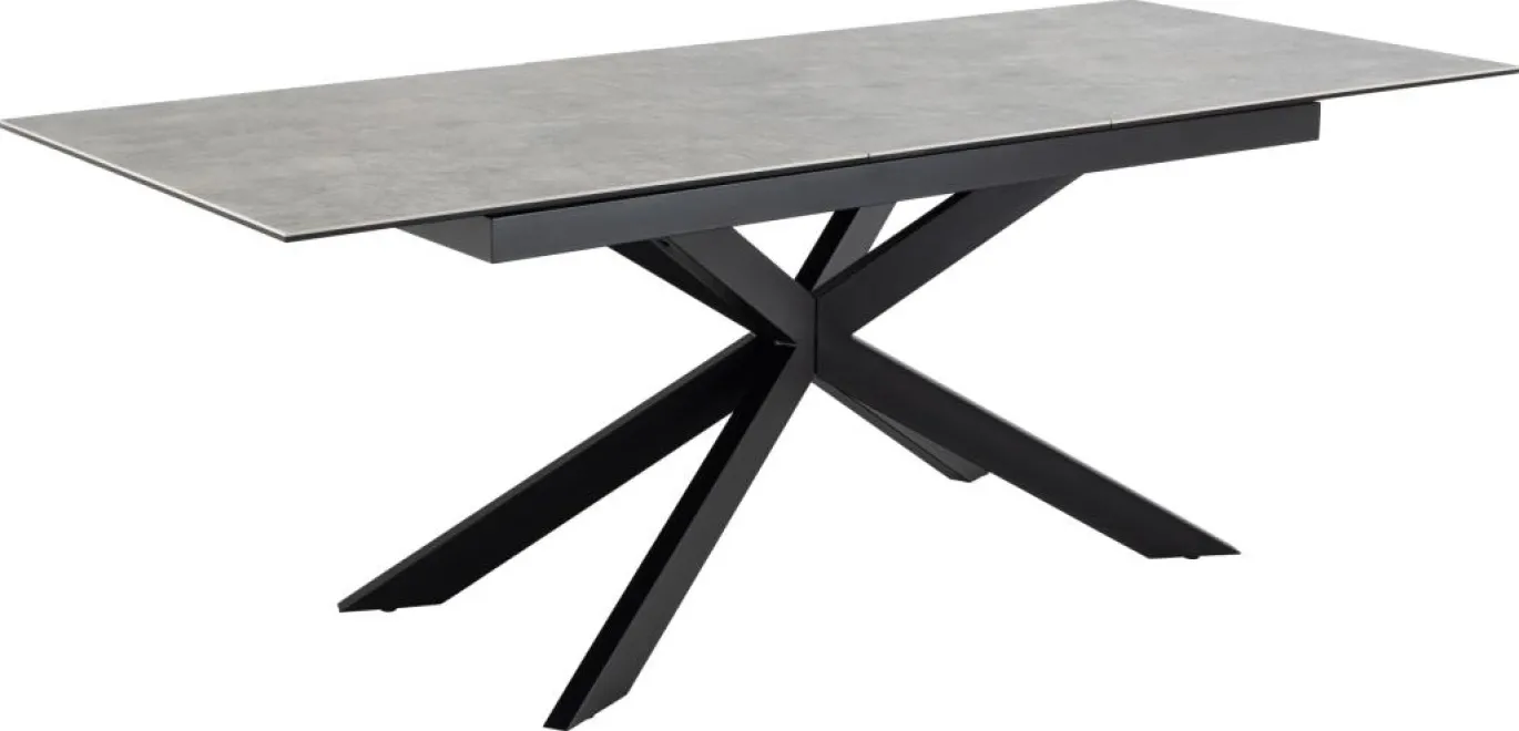 Eettafel Jorvik Keramiek Grijs Anista 168/210cm - Giga Living