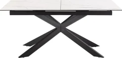 Eettafel Jorvik Keramiek Wit Akranes 168/210cm - Giga Living
