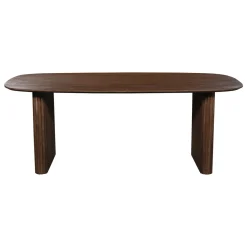 Eettafel Juro Walnoot Deens Ovaal 240cm - Giga Meubel