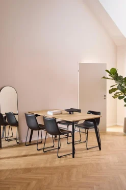 Eettafel Karen Melamine Eiken 160cm - Giga Living