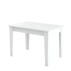 Eettafel Kiev Wit met Opbergruimte 110cm