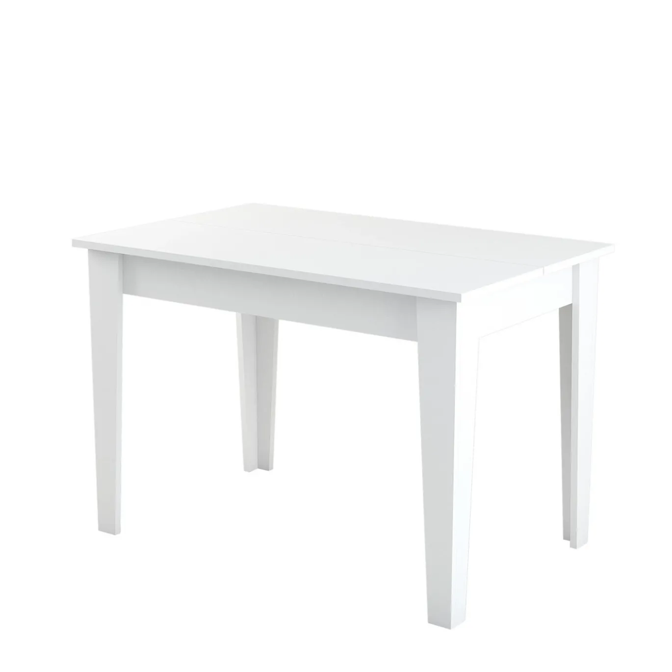 Eettafel Kiev Wit met Opbergruimte 110cm