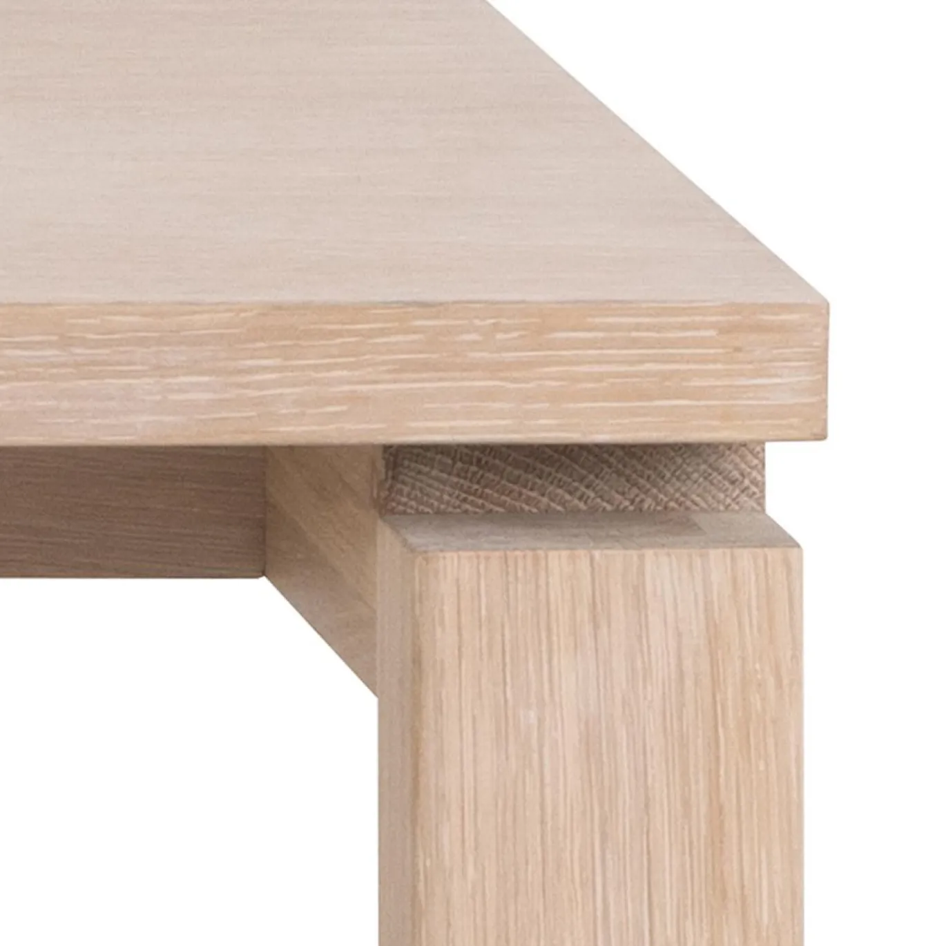 Eettafel Klevik Eikenfineer Wit 200cm - Giga Living