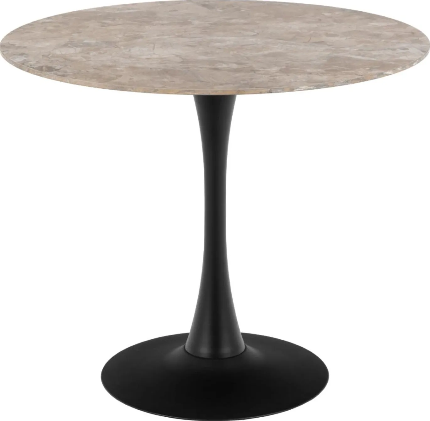 Eettafel Laurens Ceremic Bruin Aberta Ø90x75cm - Giga Living