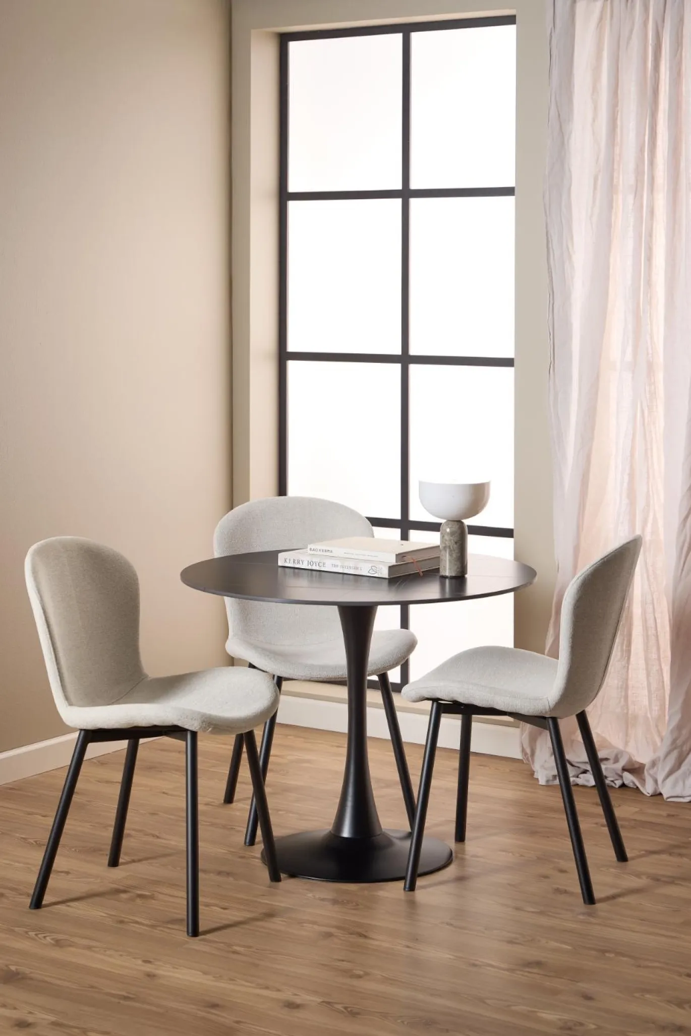 Eettafel Laurens Keramiek Grantham Ø90x75cm - Giga Living