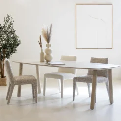 Eettafel Leone Naturel 170cm Deens Ovaal - Giga Meubel