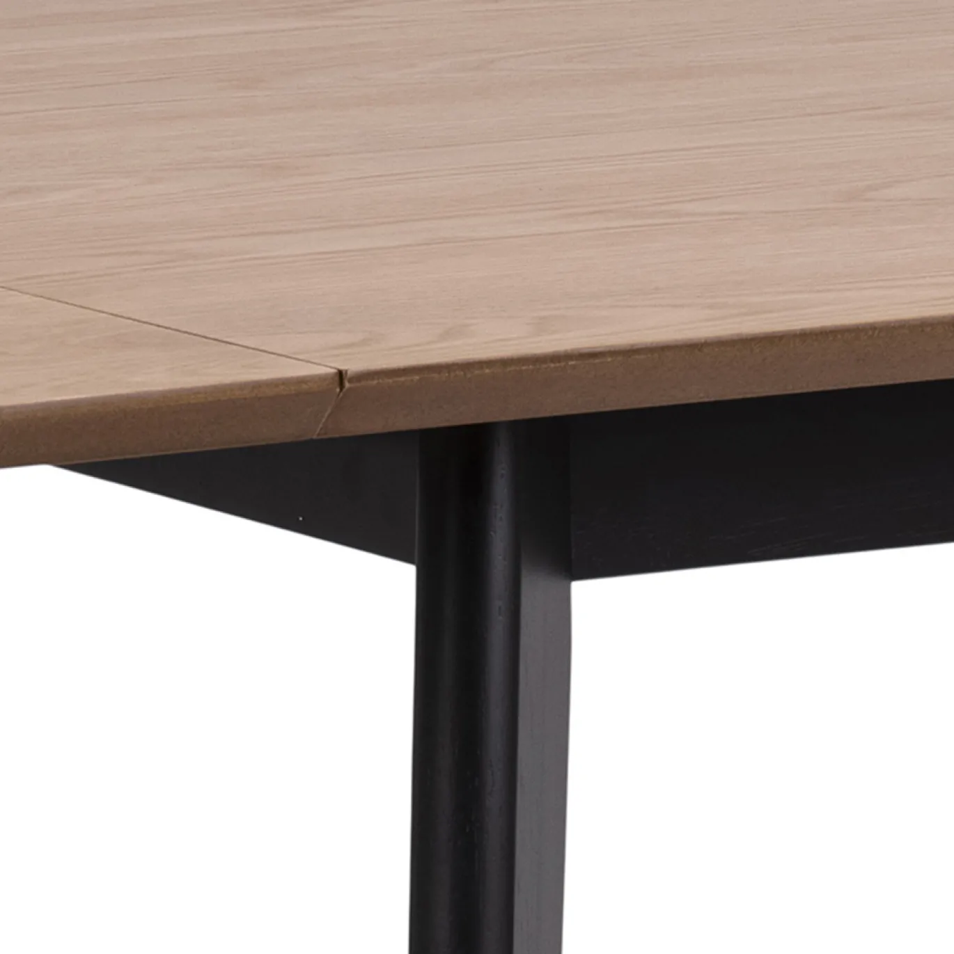 Eettafel Levi MDF Naturel Uitschuifbaar 80/120cm - Giga Living