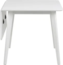 Eettafel Levi MDF Wit Uitschuifbaar 80/120cm - Giga Living