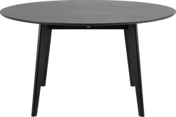 Eettafel Levi MDF Zwart Ø140cm - Giga Living