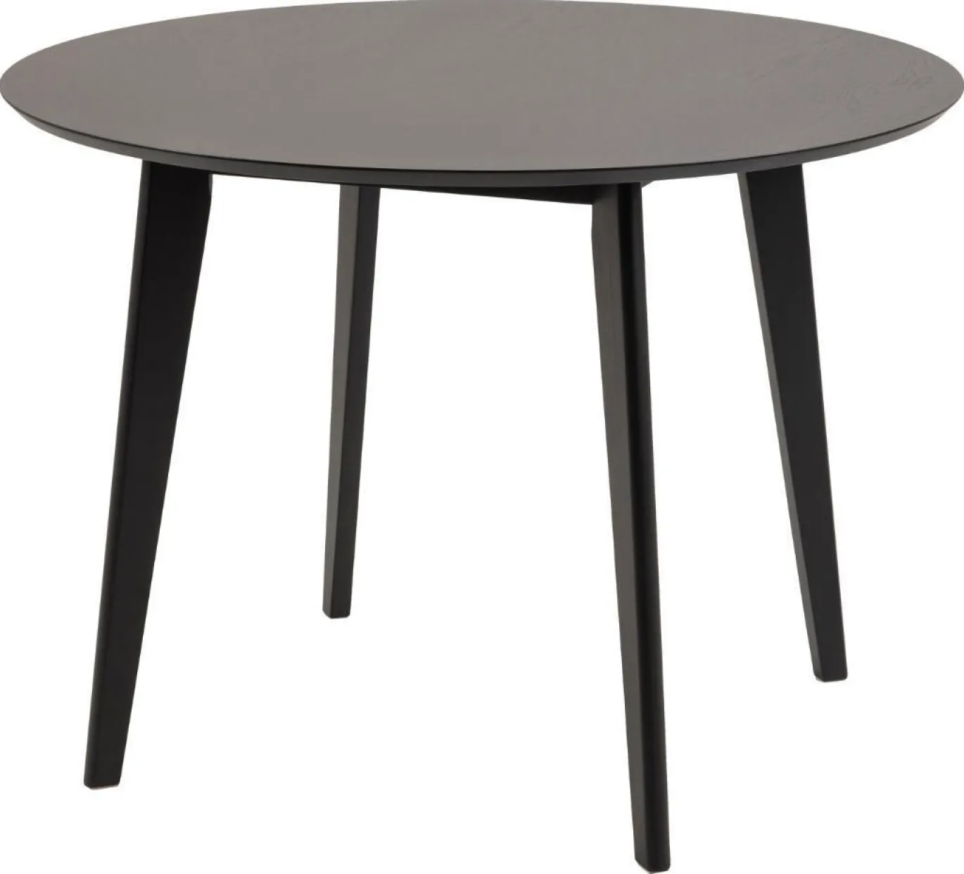 Eettafel Levi MDF Zwart Ø105cm - Giga Living