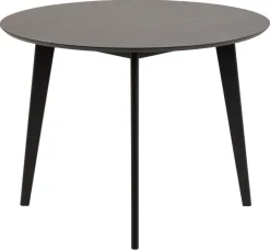 Eettafel Levi MDF Zwart Ø105cm - Giga Living