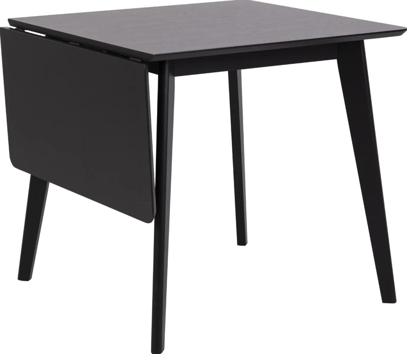 Eettafel Levi MDF Zwart Uitschuifbaar 80/120cm - Giga Living