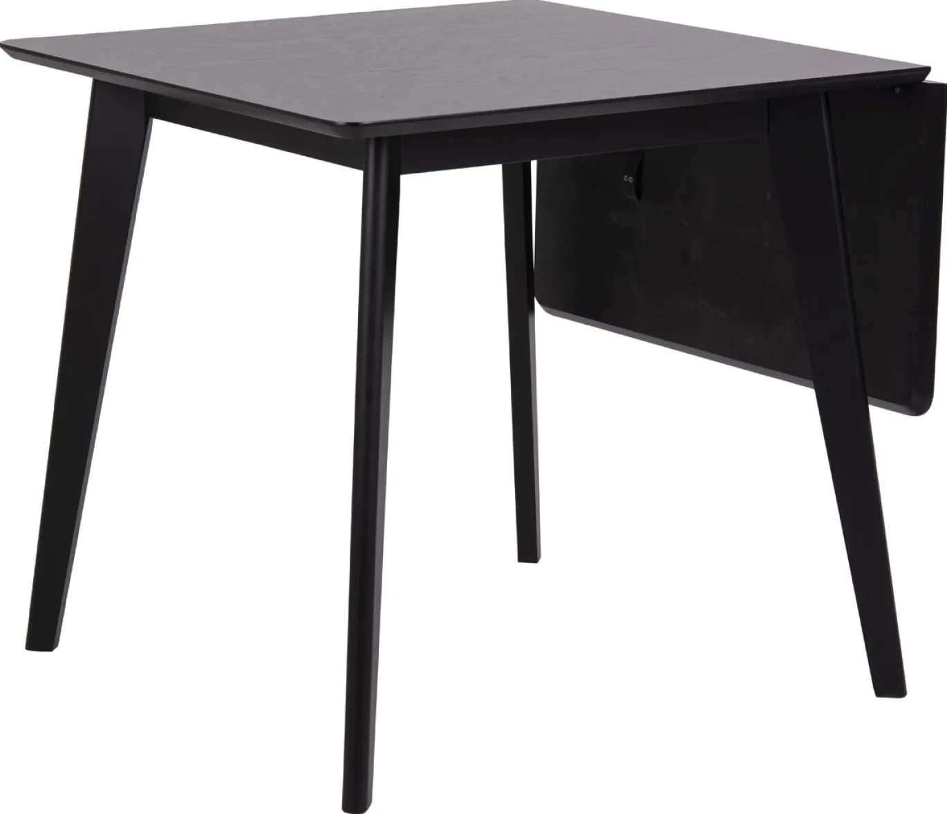 Eettafel Levi MDF Zwart Uitschuifbaar 80/120cm - Giga Living