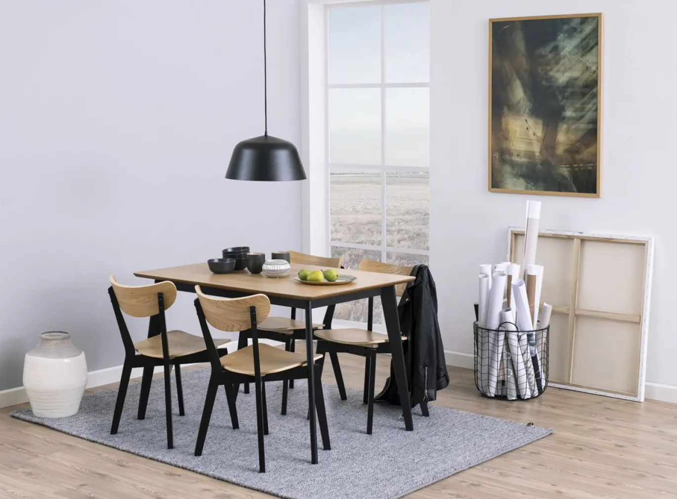 Eettafel Levi Rechthoek MDF Naturel 120cm - Giga Living