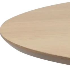 Eettafel Levi Rond MDF Naturel Ø105cm - Giga Living