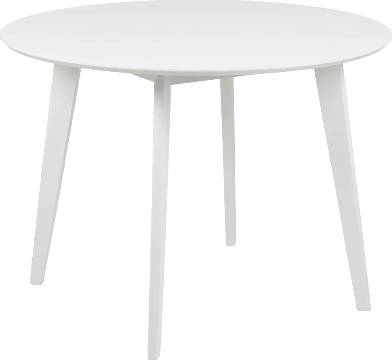 Eettafel Levi Rond MDF Wit Ø105cm - Giga Living