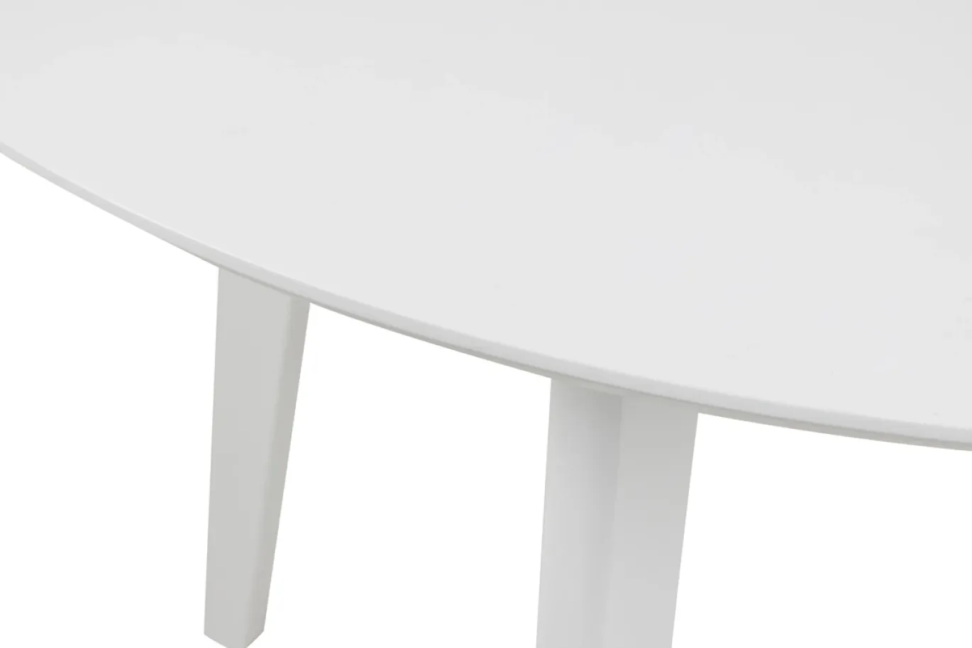 Eettafel Levi Rond MDF Wit Ø105cm - Giga Living