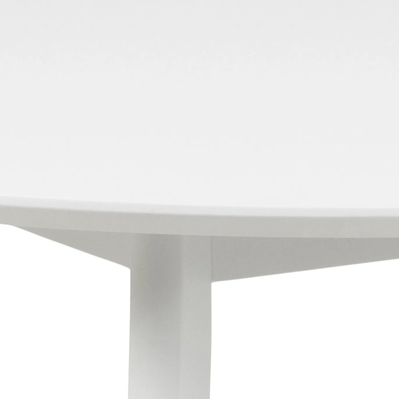 Eettafel Levi Rond MDF Wit Ø105cm - Giga Living